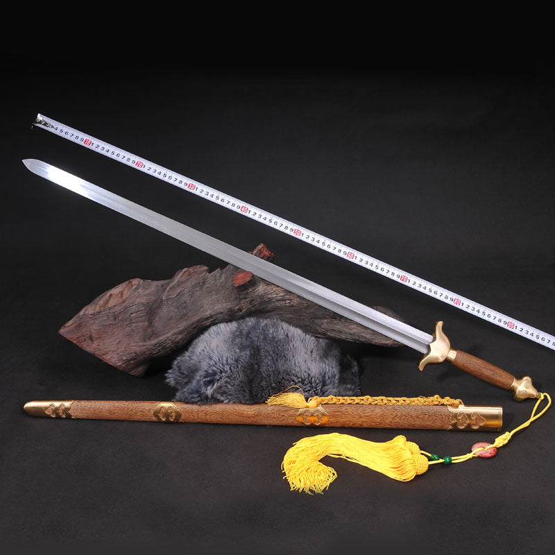 Pattern Steel Tai Chi Sword, All-Copper, Soft Sword - Image 4