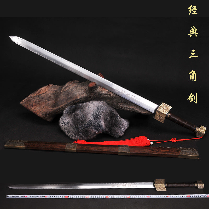 Wholesale Triangular Sword - Rosewood Handle, Gift Sword - Image 6