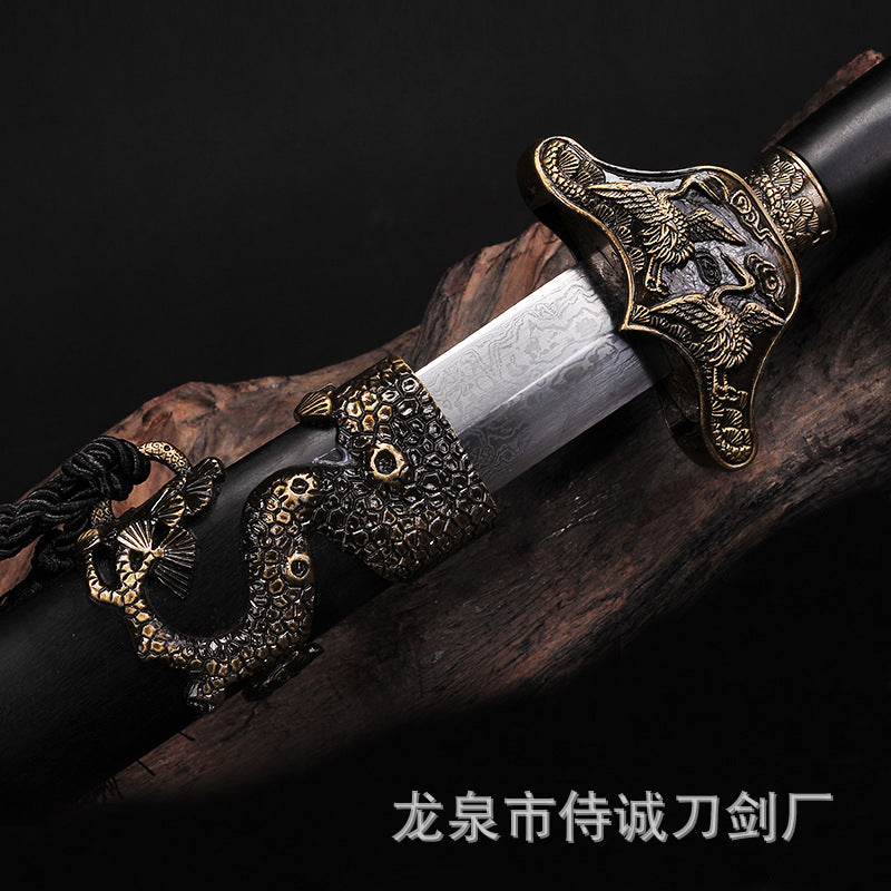 Songhe Pattern Steel Sword - Longquan Craft Gift Sword - Image 2