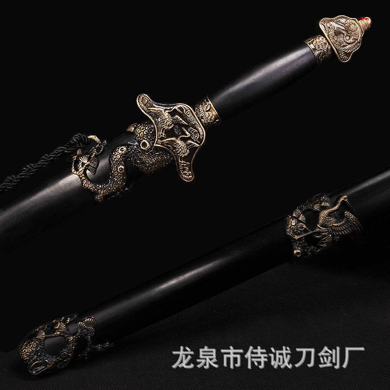 Songhe Pattern Steel Sword - Longquan Craft Gift Sword - Image 4