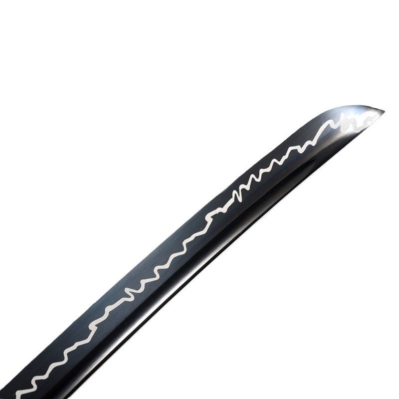Longquan Sword Black Widow - Japanese-Style Hand-Forged, Cross-Border Weapon, - Image 5