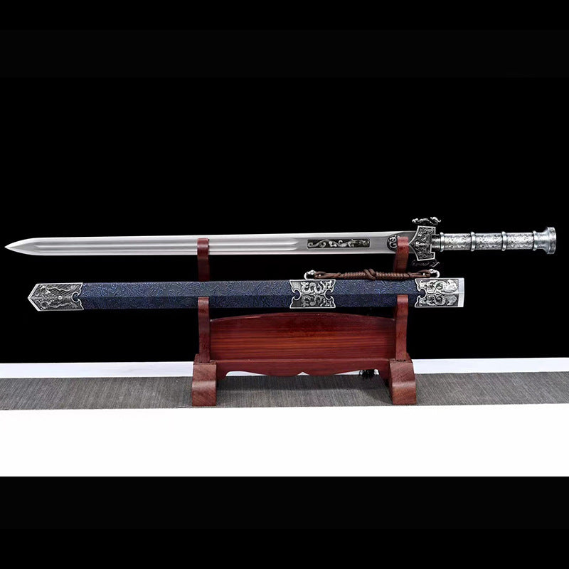 Shenyou Hand-Forged Qin High Manganese Steel Sword, Collection Town House Weapon - Image 4