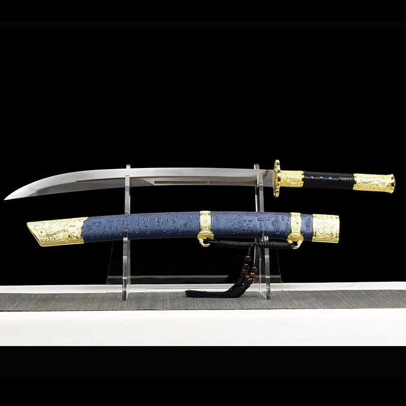 Kangxi War Knife - Ox Tail, Longquan, Outdoor Self-Defense Weapon, - Image 4