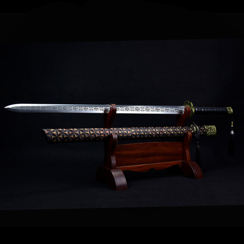 Tang Hengdao Qingmei Sword - High Manganese Steel Film and Television Sword - Image 3
