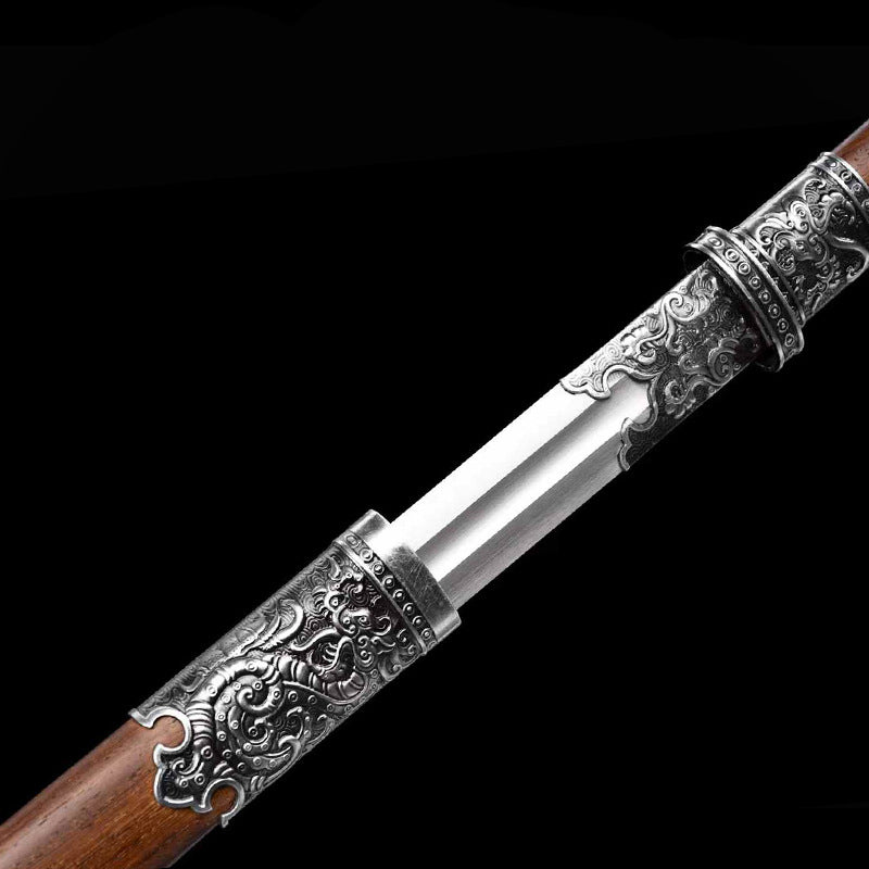 Plain Tianyi Sword, Tang Horizontal Sword, High Manganese Steel Embroidered Spring Sword - Image 2