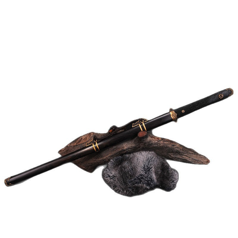 Longquan Sword, Pattern Steel Blade, Fish Skin Tang, Han Sword - Image 5