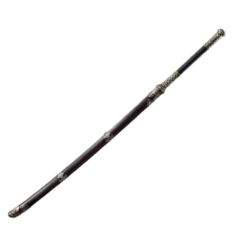 Pattern Steel "Ding Xiu Miao" Two-Handed Sword - Image 5