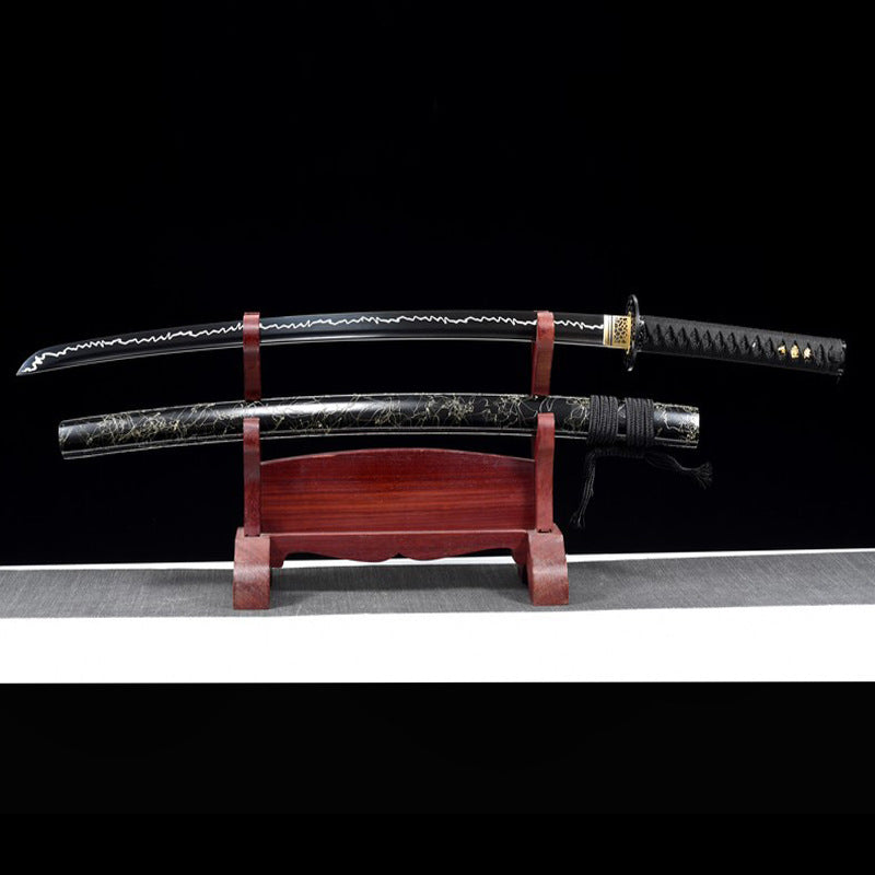 Longquan Sword Black Widow - Japanese-Style Hand-Forged, Cross-Border Weapon, - Image 3