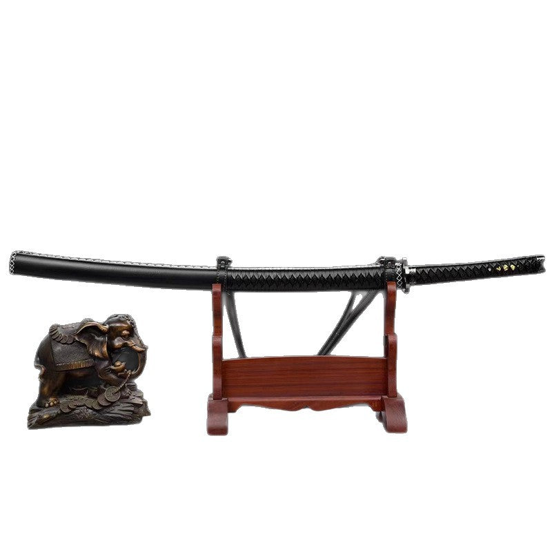 Handmade Japanese-Style Sword - High Manganese Steel, - Image 5