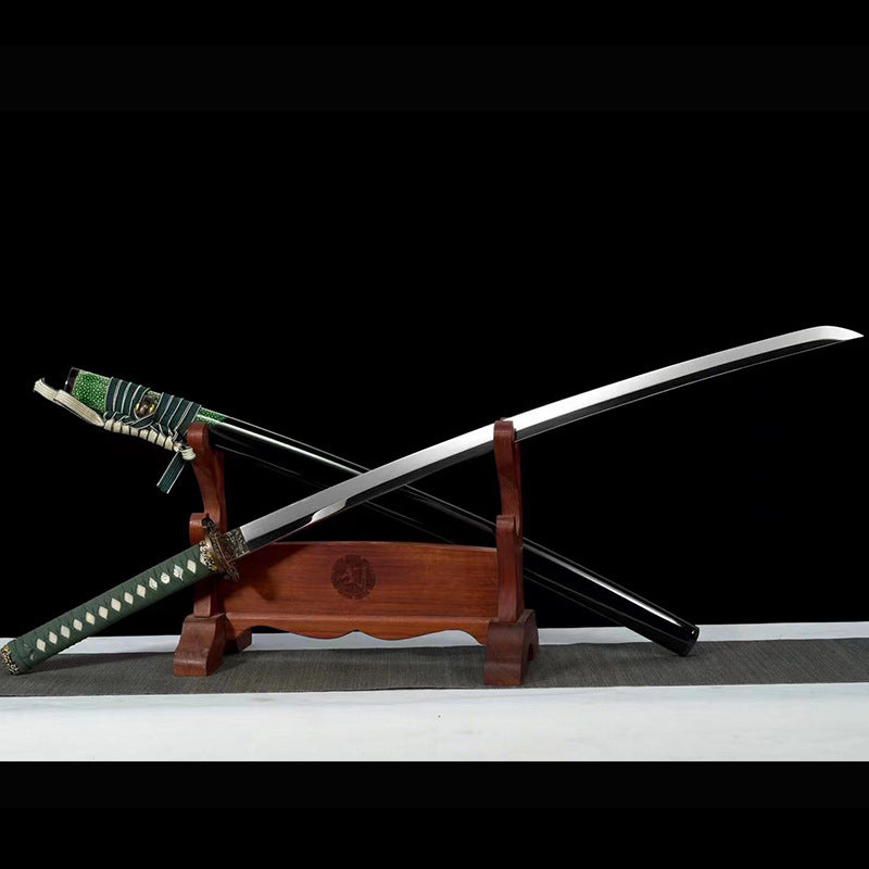 Longquan City Sword T10 Steel One-Piece Hand-Forged Ancient Art Japanese Command Knife - Image 6