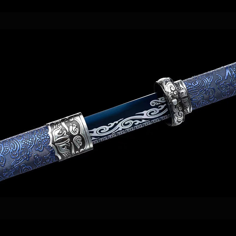 Tang Hengdao Longquan City Sword - One-Piece Forged Embroidered Spring Knife - Image 2