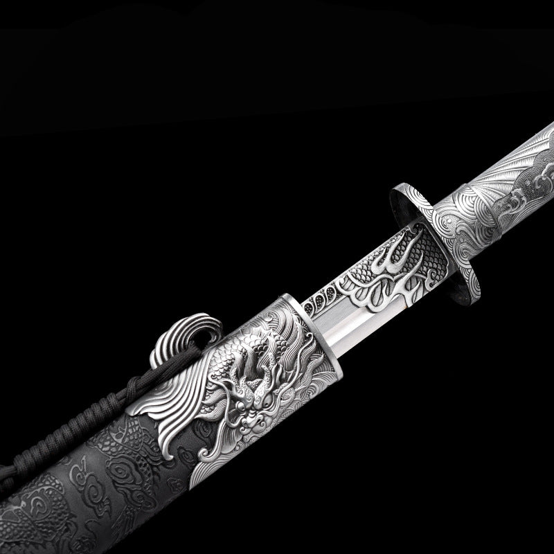 Panlong Tang Horizontal Sword - Embroidered Spring Knife Decoration - Image 2