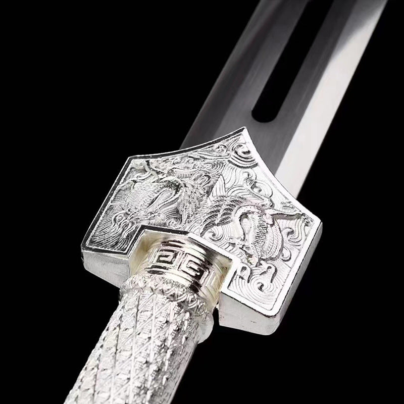 Longquan Sword Ice Soul: Decorative Two-Handed Ornament - Image 4