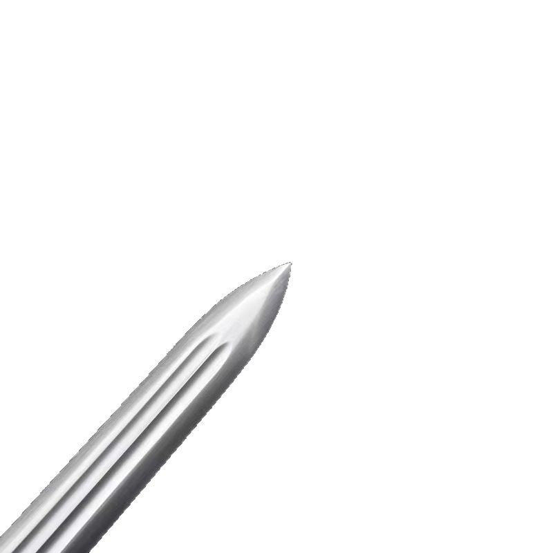 Hand-Forged Manganese Steel Dragon King Sword - Tang-Style, Unsharpened, for Display - Image 5