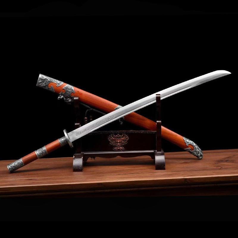 Yanling Dao: Embroidered Spring Knife, High Manganese Steel