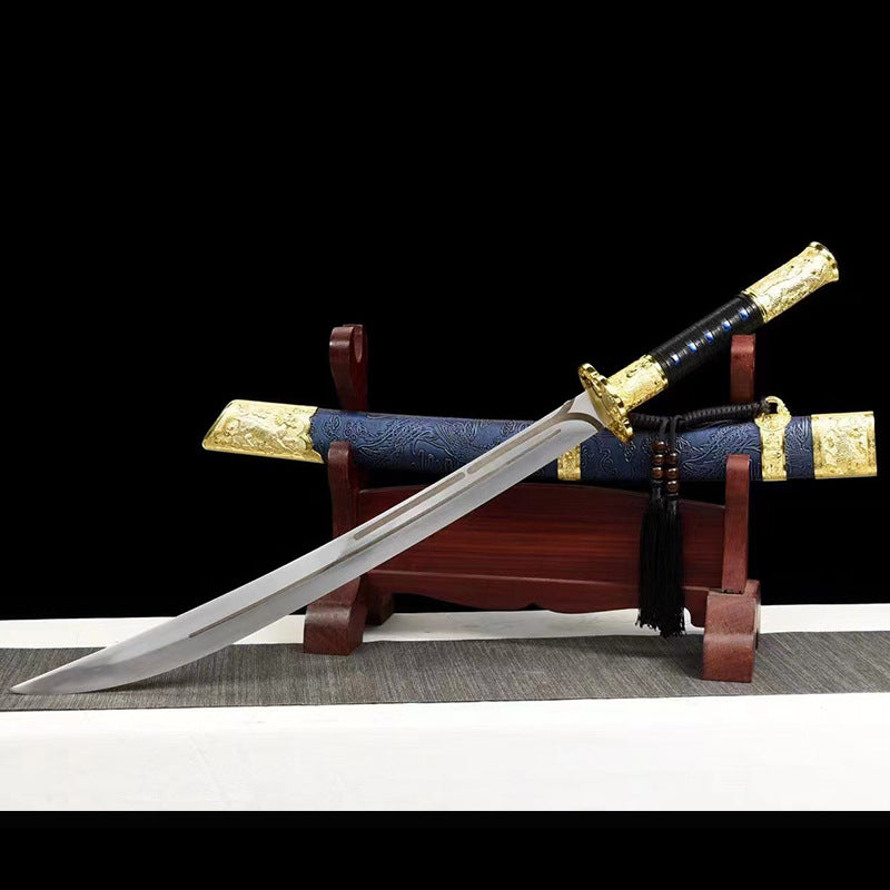 Kangxi War Knife - Ox Tail, Longquan, Outdoor Self-Defense Weapon, - Image 2