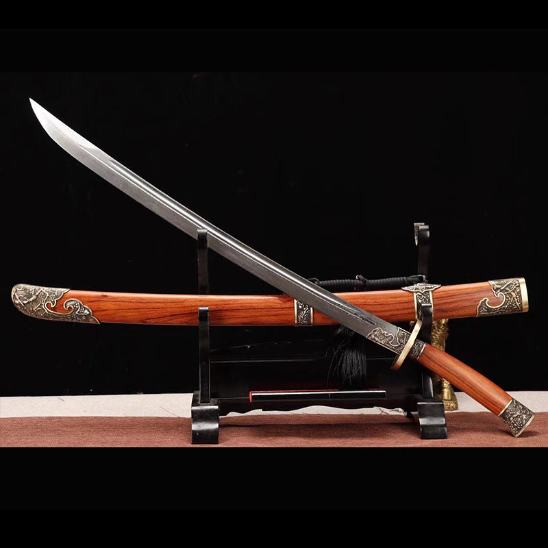 Embroidered Spring Tang Hengdao Sword - Cold Weapon - Image 6