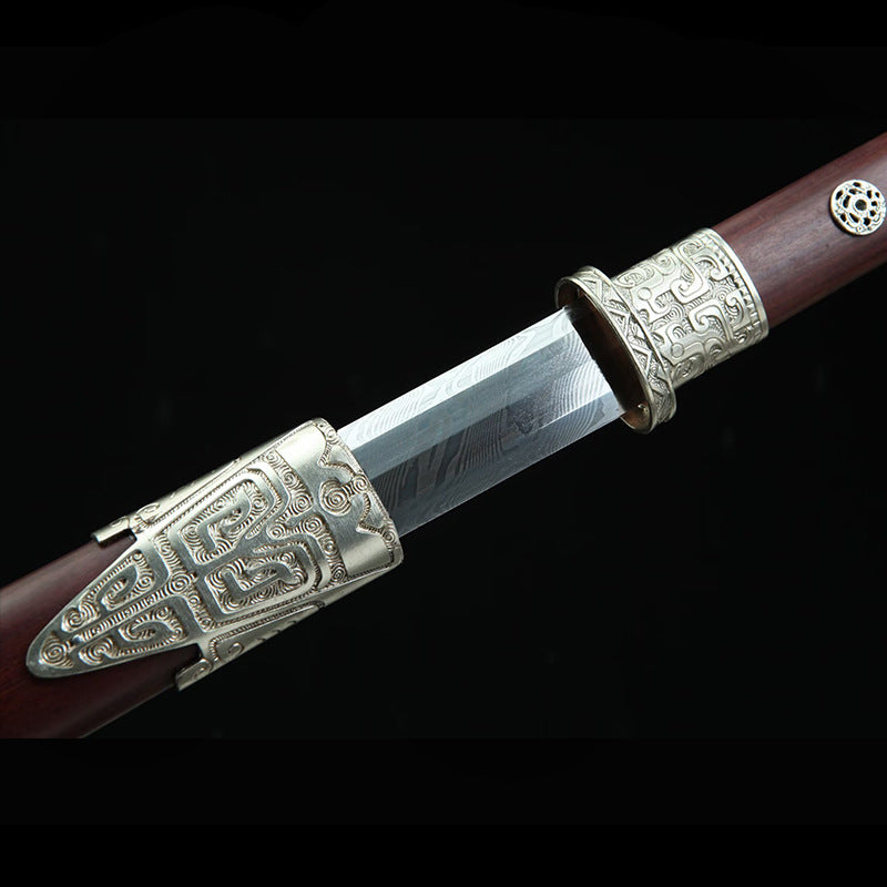 Tang Sword: Eight-Sided War Sword, Handmade, Unsharpened - Image 2