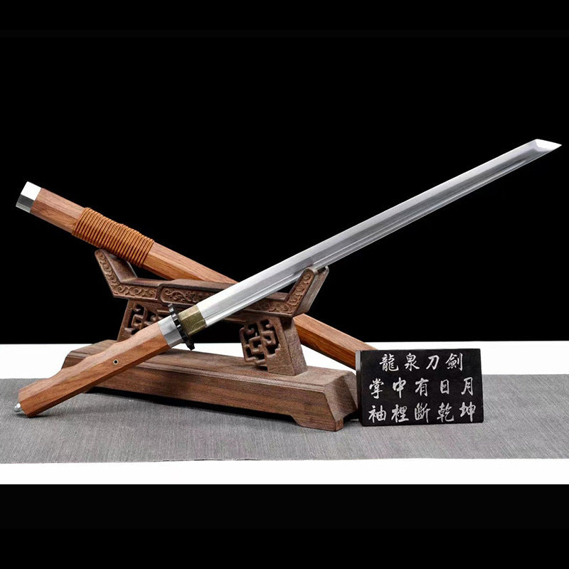 Tang Hengdao Longquan Sword, Embroidered Spring Sword, Cold Weapon for Self-Defense - Image 6