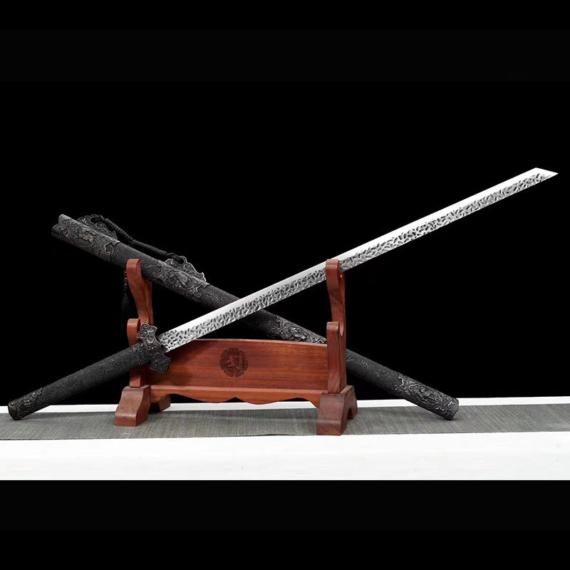 Tang Hengdao One-Piece Sword - Hand-Forged, Embroidered Spring Knife - Image 6