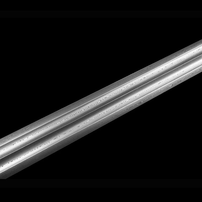 Longquan Town House Eight-Sided Han Sword - Pattern Steel, One-Piece Sword, Cold Weapon - Image 3