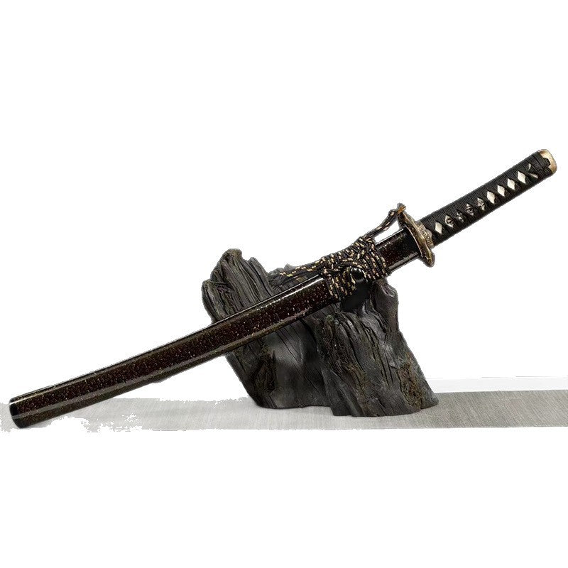 T10 Steel Burnt Blade - Japanese Command Knife, Outdoor Cold Weapon, Cross-Border Wholesale - Image 5