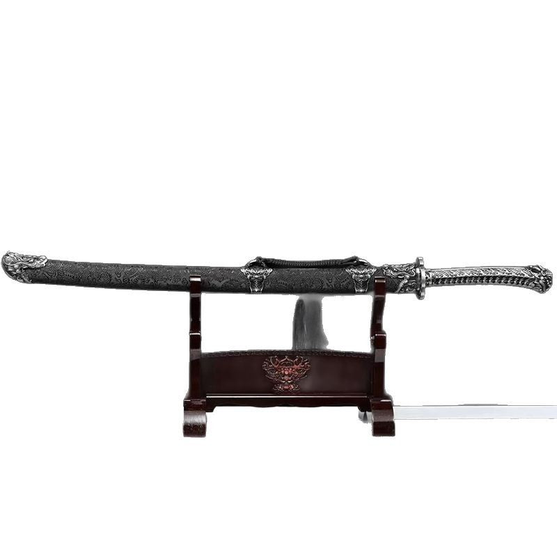 Longquan City Embroidered Spring Sword - Tang Hengdao Integrated Sword, Self-Defense Weapon - Image 5