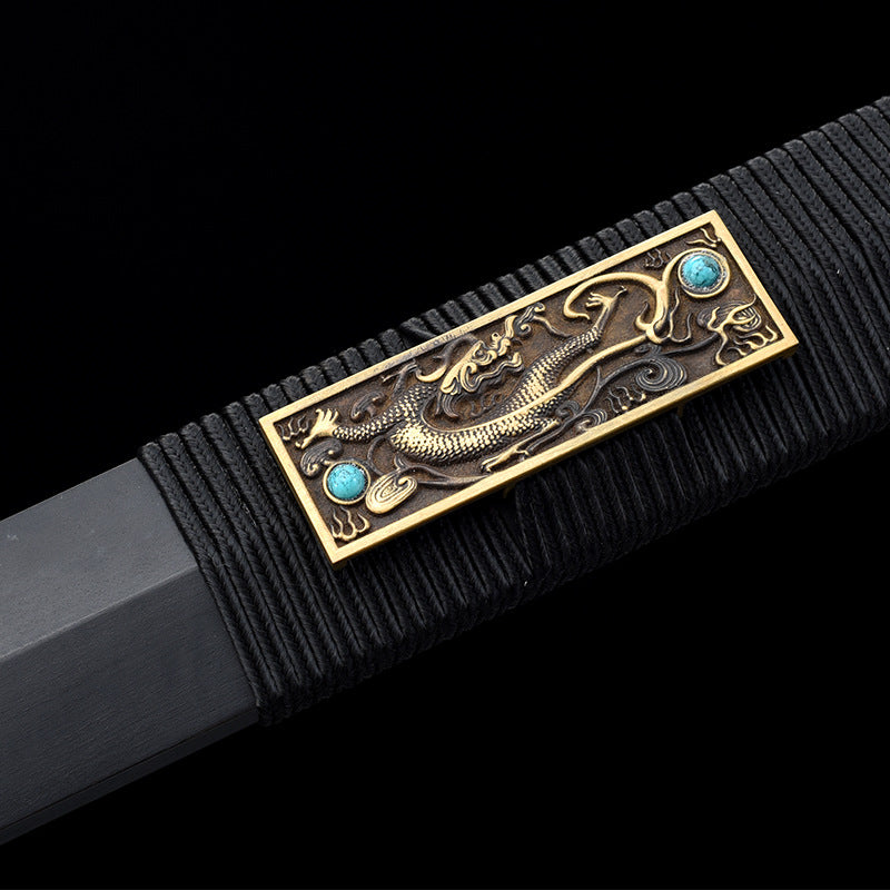 Burning Blade Han Sword - Sword, Eight-sided, Exquisite Han Dynasty Sword Prop - Image 3