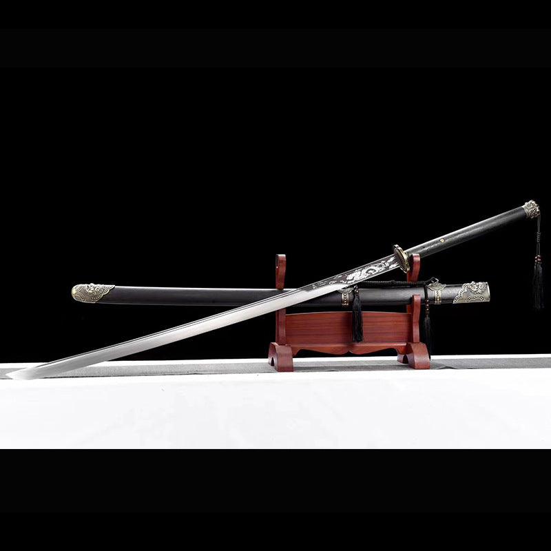 Miao Dao Longquan Sword - Two-Handed Self-Defense Knife, - Image 2