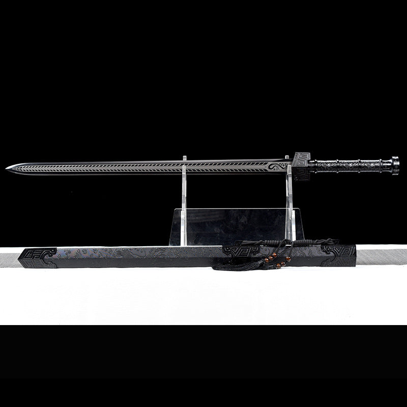 Qin Wang Handmade High Manganese Steel Han Sword - Image 4