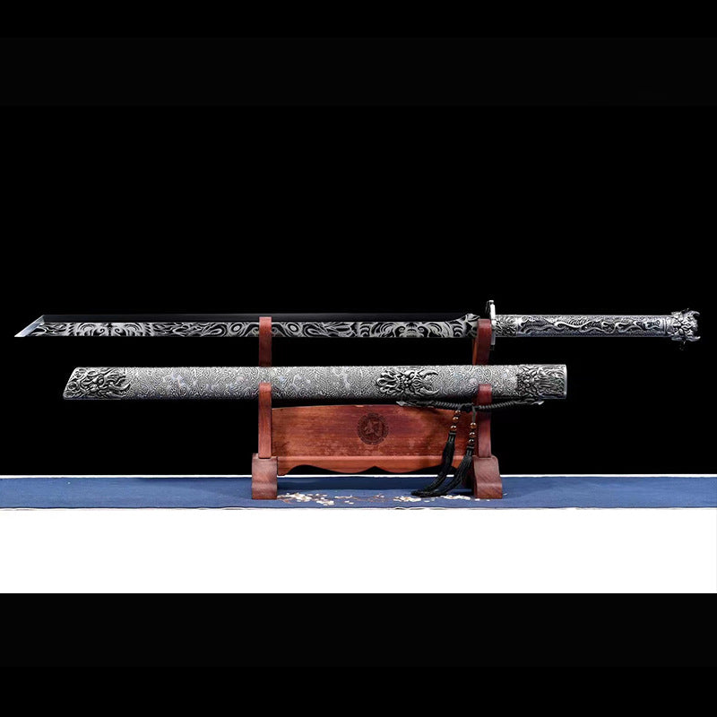 Tang Hengdao Embroidered Spring Knife - Outdoor Self-Defense Sword - Image 4