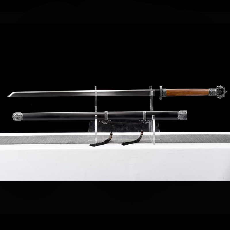 Han, Qin, Tang Swords - Manganese Steel, Spring Sword, Display Weapon, - Image 3