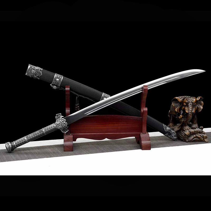 Tang Dynasty General's Sword - Hand-Forged Embroidered Spring Weapon