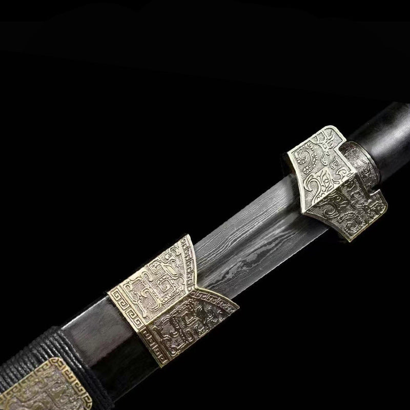 Small Qin Sword: Ancient Style Self-Defense Dagger, - Image 2