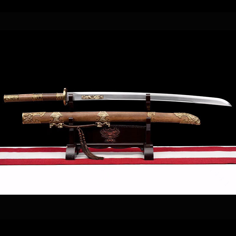 Xiuchundao Manganese Steel Sword - Ancient Style Self-Defense Knife - Image 4