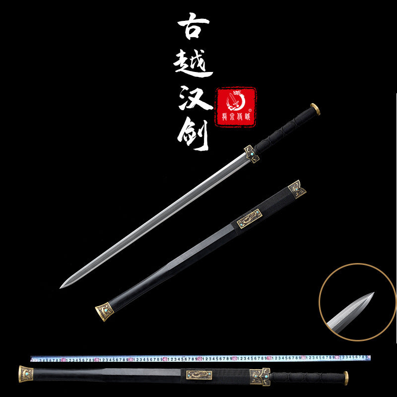 Burning Blade Han Sword - Sword, Eight-sided, Exquisite Han Dynasty Sword Prop - Image 6