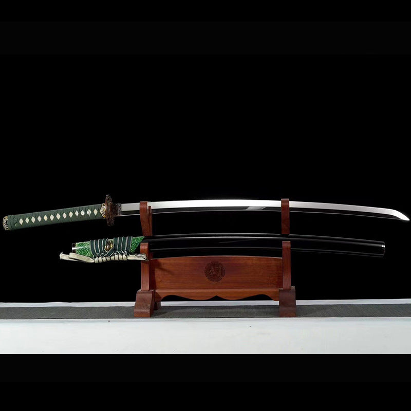 Longquan City Sword T10 Steel One-Piece Hand-Forged Ancient Art Japanese Command Knife - Image 2