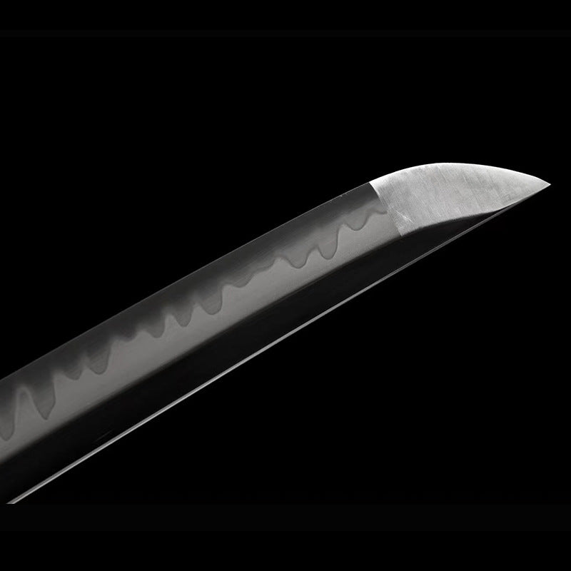 T10 Steel Burnt Blade - Japanese Command Knife, Outdoor Cold Weapon, Cross-Border Wholesale - Image 4