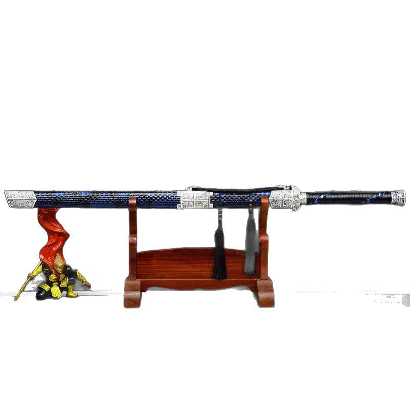 Tang Hengdao Sword, Roasted Blue Manganese Steel - Image 5