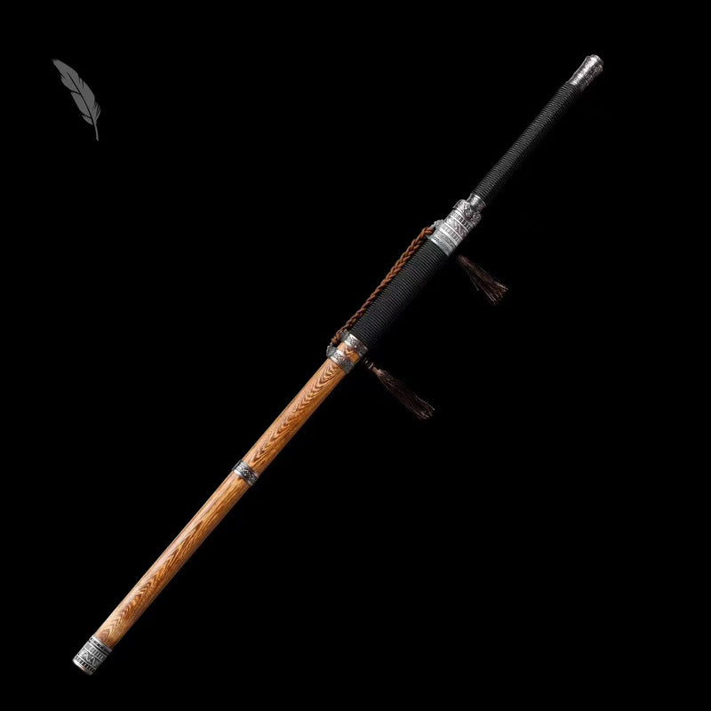 Pattern Steel Mountaineering Cane Sword - Image 4