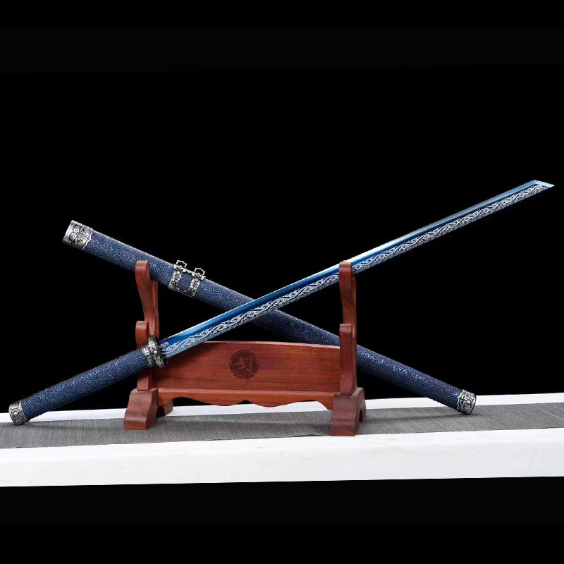 Tang Hengdao Embroidered Spring Knife - Longquan Sword, Self-Defense Weapon