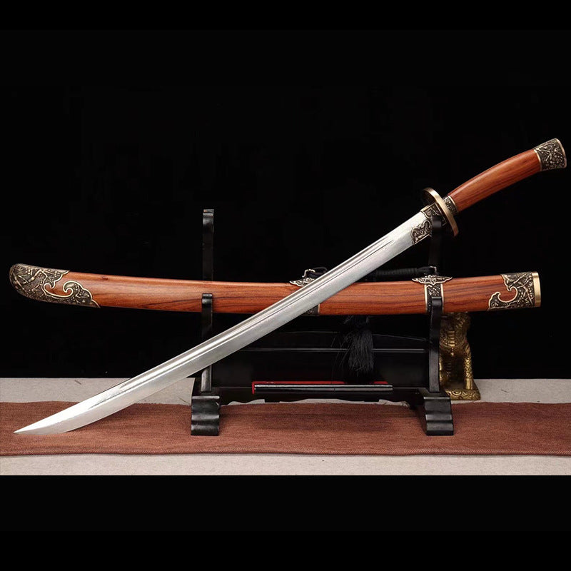 Embroidered Spring Tang Hengdao Sword - Cold Weapon - Image 2