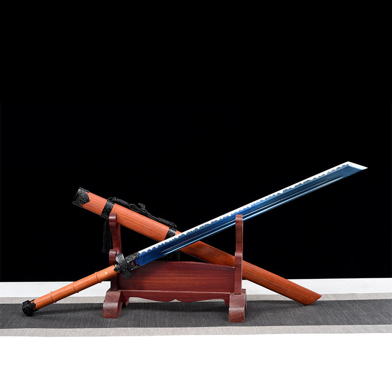 Longquan City Tomb Raider Black Gold Ancient Sword Cosplay Weapon - Image 6