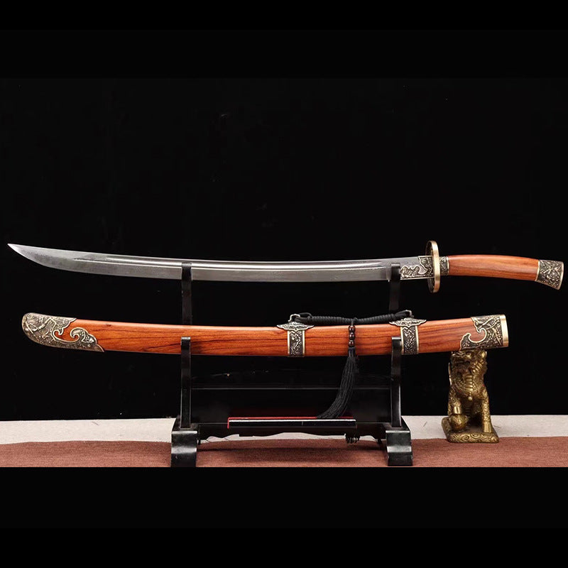 Embroidered Spring Tang Hengdao Sword - Cold Weapon - Image 4