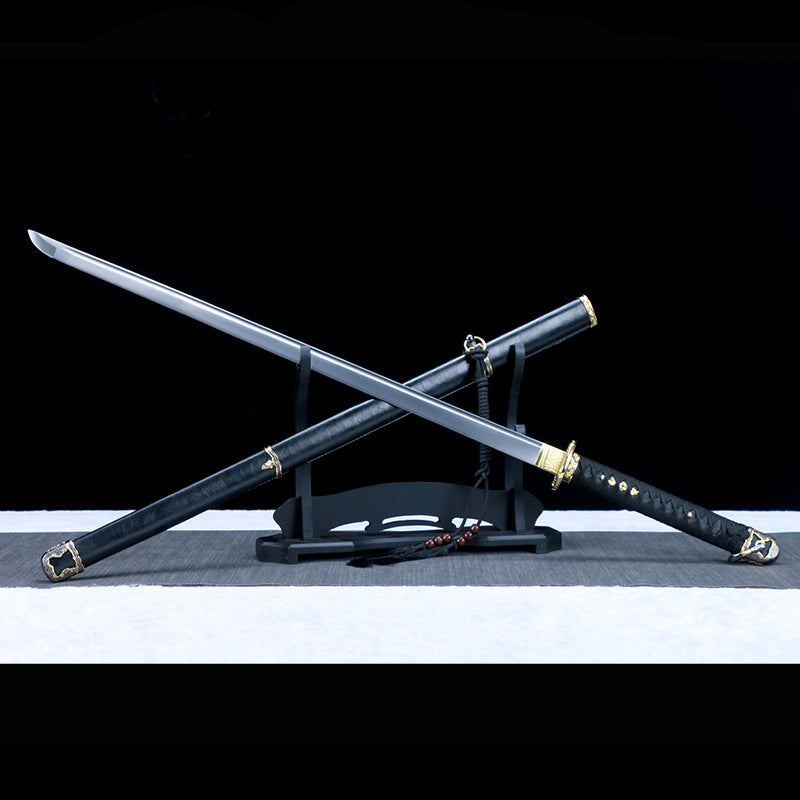 Tang Hengdao High Manganese Steel Longquan Sword - One-Piece