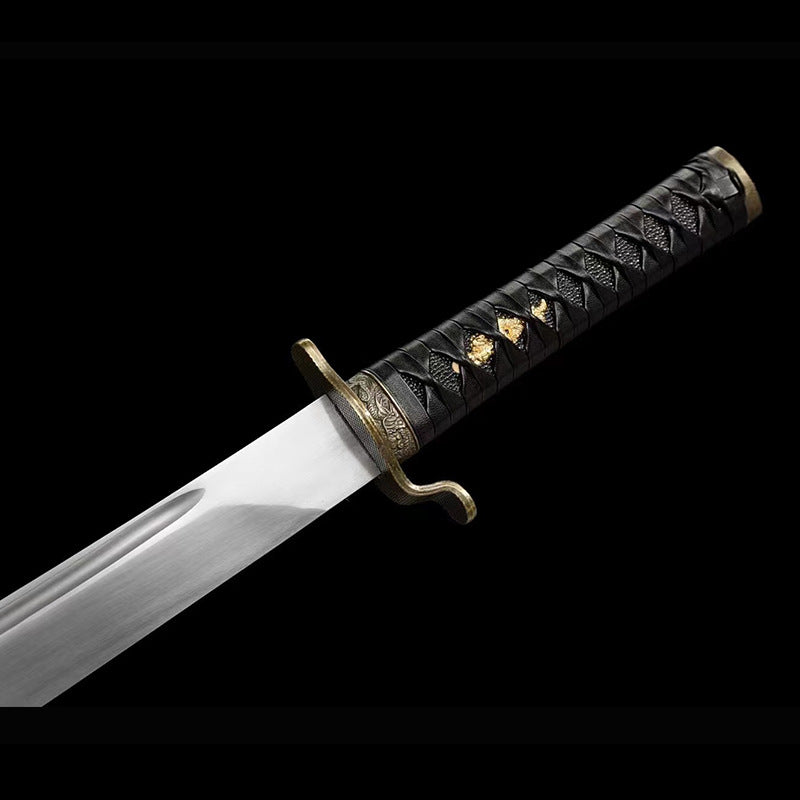 Longquan City Sword Oxtail Knife Integrated Sword Manganese Steel Outdoor Combat Knife - Image 2