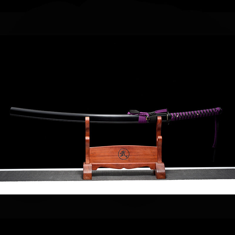 High Manganese Steel One-Piece Forged Japanese Command Sword by - Image 4