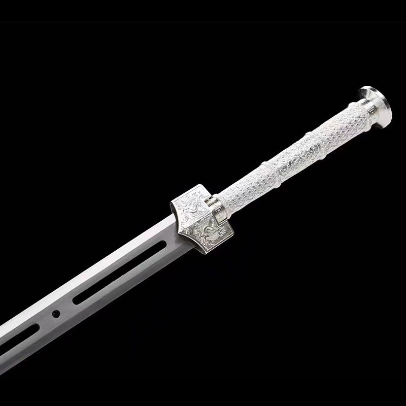 Longquan Sword Ice Soul: Decorative Two-Handed Ornament - Image 2