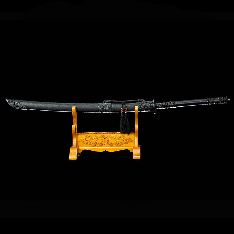 Tang Hengdao Embroidered Spring Knife - High-Energy Manganese Steel Sword - Image 4