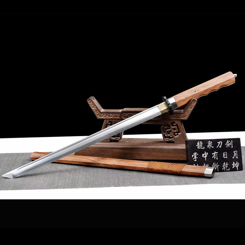 Tang Hengdao Longquan Sword, Embroidered Spring Sword, Cold Weapon for Self-Defense - Image 2